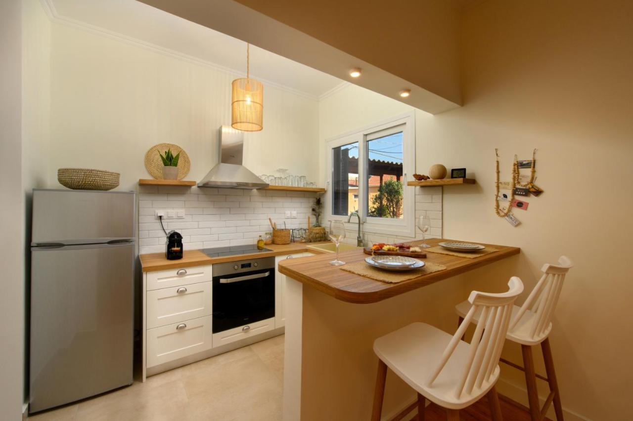 La Maisonette House In The Heart Of Liapades Close To Rovinia Beach & Paleokastritsa Exterior foto